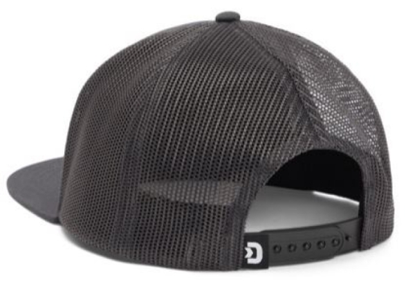 DASSY® Hebe Flat brim Kappe, anthrazitgrau