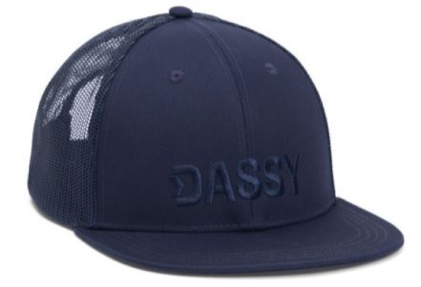 DASSY® Hebe Flat brim Kappe, nachtblau