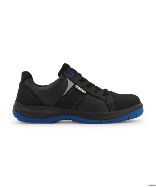 DASSY-Footwear, S3-Arbeits-Berufs-Sicherheits-Schuhe, Halbschuhe, CORUS, schwarz