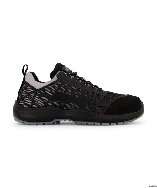 DASSY-Footwear, S3-Arbeits-Berufs-Sicherheits-Schuhe, NOX, grau/schwarz