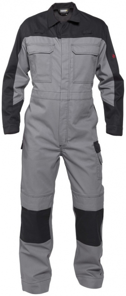 DASSY-Workwear, Overall NIORT, Arbeits-Berufs-Overall, grau/schwarz