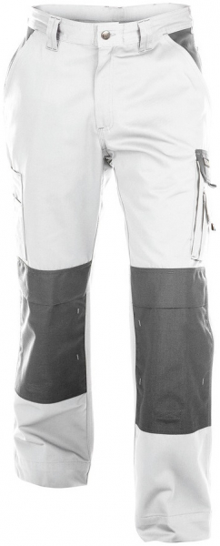 DASSY-Workwear, Bundhose BOSTON, , weiß/grau