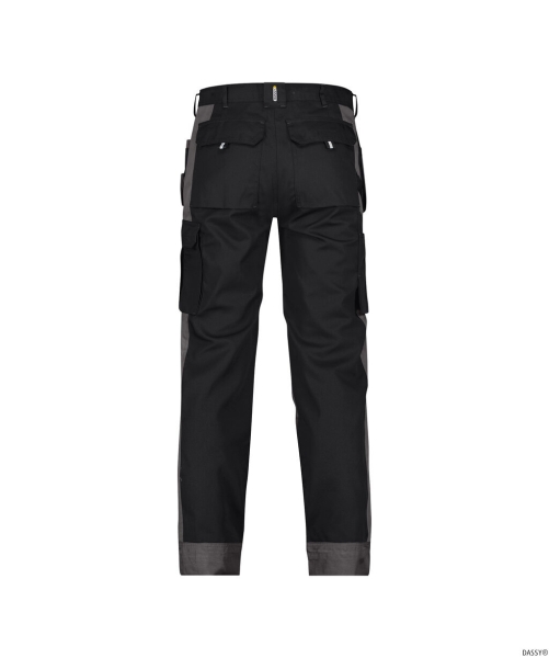 DASSY-Workwear, Bundhose SEATTLE, schwarz/grau