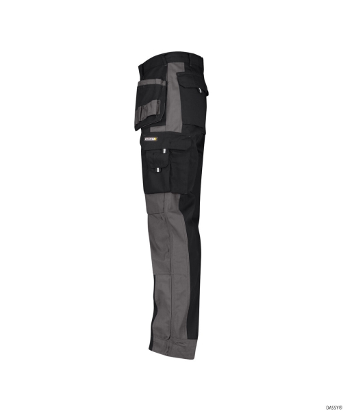 DASSY-Workwear, Bundhose SEATTLE, , schwarz/grau