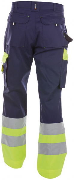 DASSY-Warnschutz, Bundhose OMAHA , gelb/dunkelblau