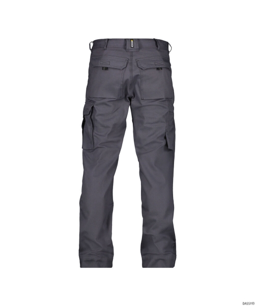 DASSY-Workwear, Bundhose, Canvas, KINGSTON, grau