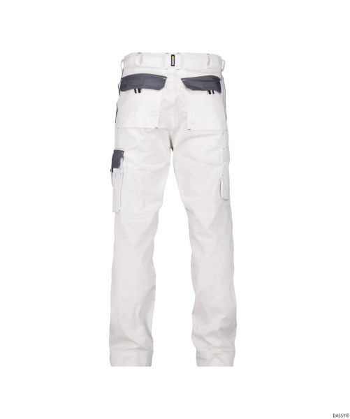 DASSY-Workwear, Bundhose NASHVILLE, , weiß/grau