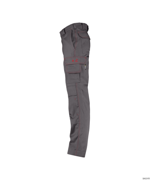 DASSY-Schweißer-Schutz, Flammhemmende Bundhose ARIZONA , grau