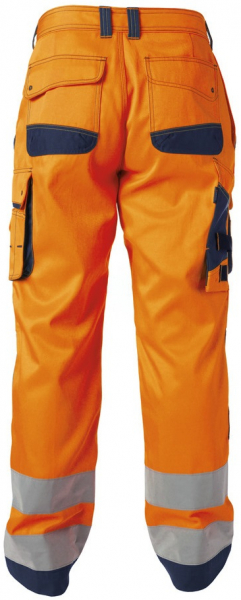 DASSY-Warnschutz, Bundhose CHICAGO , orange/dunkelblau