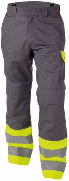 DASSY-Warnschutz, Bundhose LENOX grau/gelb