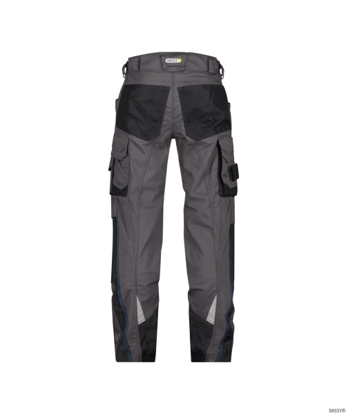 DASSY-Workwear, Bundhose NOVA, grau/schwarz