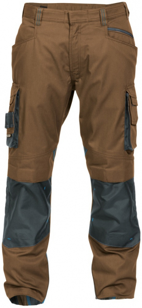 DASSY-Workwear, Bundhose NOVA, braun/grau