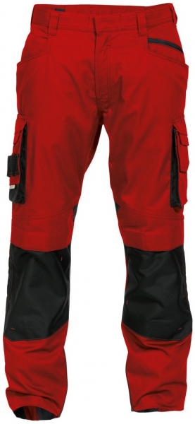 DASSY-Workwear, Bundhose NOVA, rot/schwarz