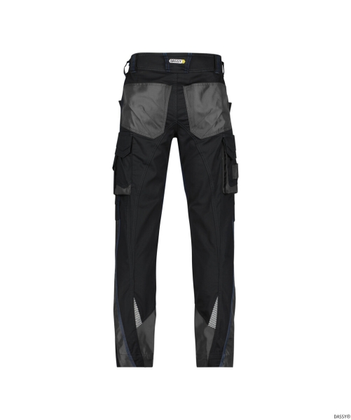 DASSY-Workwear, Bundhose NOVA, schwarz/grau