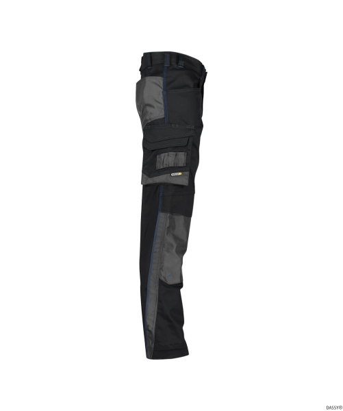 DASSY-Workwear, Bundhose NOVA, schwarz/grau