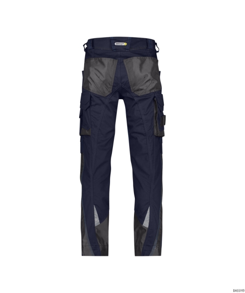 DASSY-Workwear, Bundhose NOVA, dunkelblau/grau