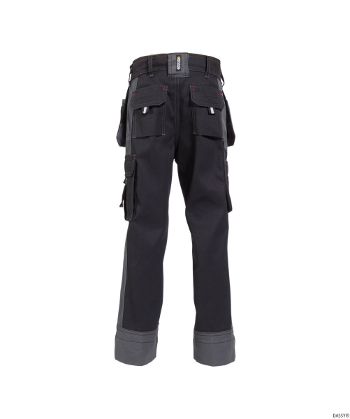 DASSY-Workwear, Bundhose SEATTLE KIDS, schwarz/grau