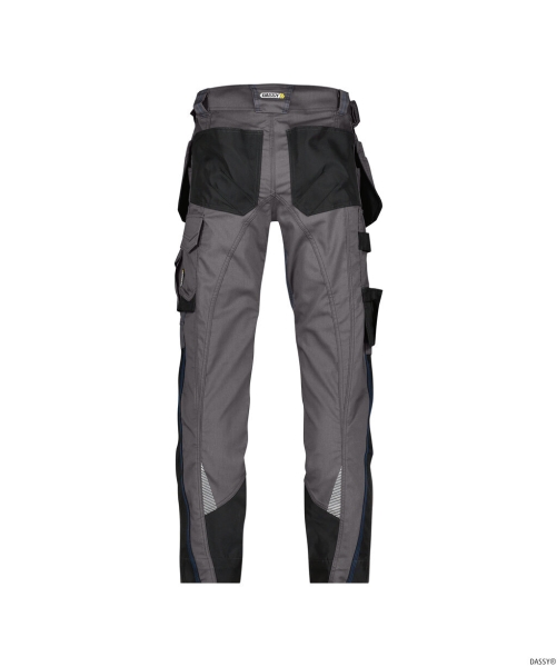 DASSY-Workwear, Bundhose MAGNETIC, grau/schwarz
