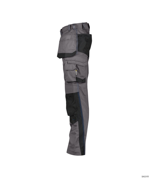 DASSY-Workwear, Bundhose MAGNETIC, grau/schwarz