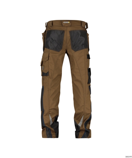 DASSY-Workwear, Bundhose MAGNETIC, braun/grau