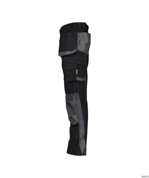 DASSY-Workwear, Bundhose MAGNETIC, schwarz/grau