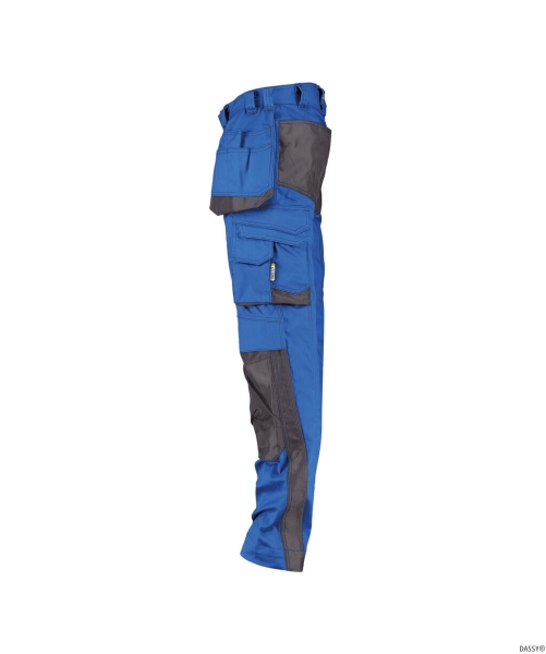 DASSY-Workwear, Bundhose MAGNETIC, kornblau/grau