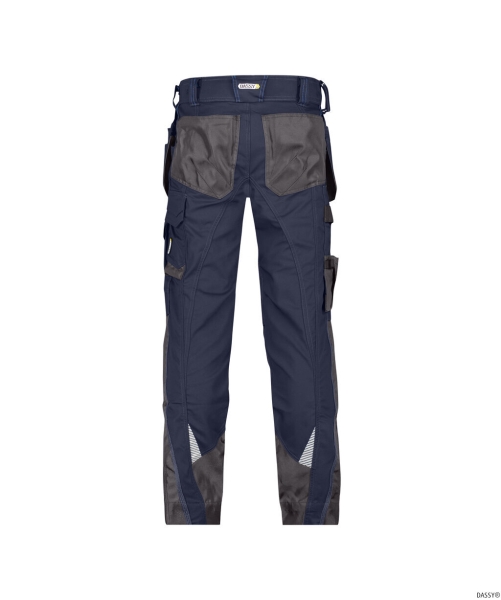 DASSY-Workwear, Bundhose MAGNETIC, nachtblau/grau