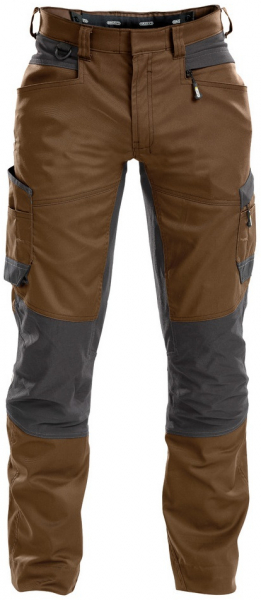 DASSY-Workwear, Bundhose HELIX, braun/grau
