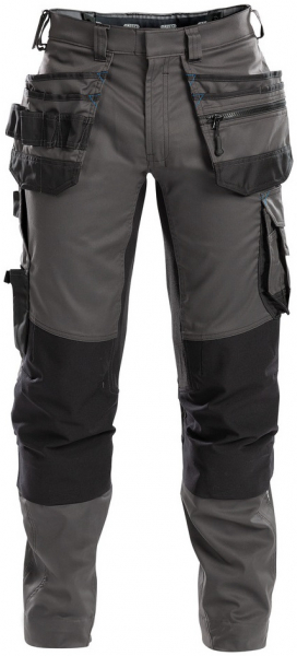 DASSY-Workwear, Bundhose FLUX, grau/schwarz