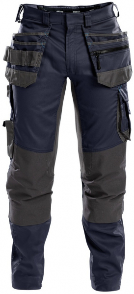 DASSY-Workwear, Bundhose FLUX, dunkelblau/grau