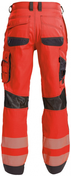 DASSY-Warnschutz, Bundhose ODESSA , rot/grau