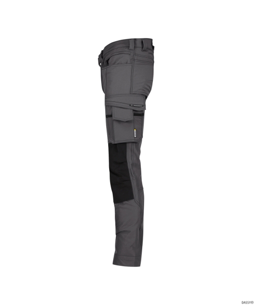 DASSY-Stretch-Arbeitshose, IMPAX, anthrazitgrau/schwarz