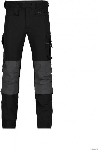 DASSY-Stretch-Arbeitshose, IMPAX, schwarz/anthrazitgrau
