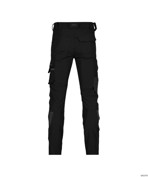 DASSY-Stretch-Arbeitshose, IMPAX, schwarz/anthrazitgrau
