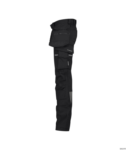 DASSY-Stretch-Arbeitshose MATRIX, schwarz
