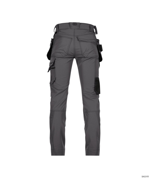 DASSY-Stretch-Arbeitshose MATRIX, anthrazitgrau/schwarz