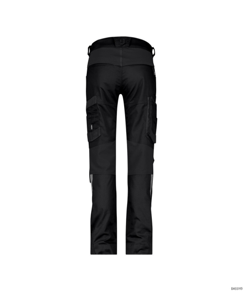 DASSY-Damen-Stretch-Arbeitshose HELIX NEXT, schwarz