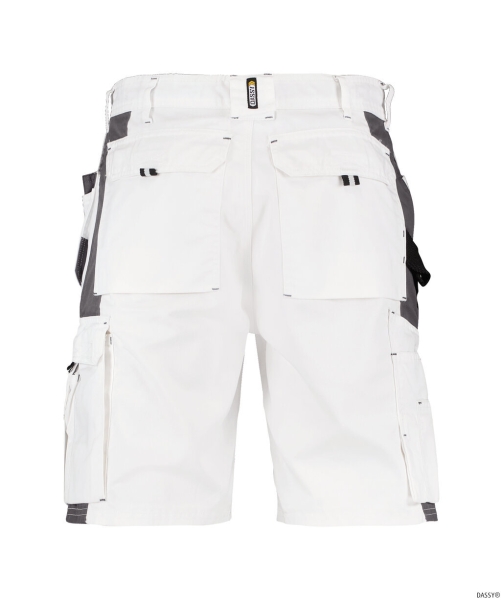 DASSY-Shorts MONZA, , weiß/grau