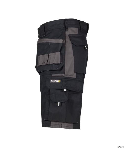 DASSY-Shorts MONZA, , schwarz/grau