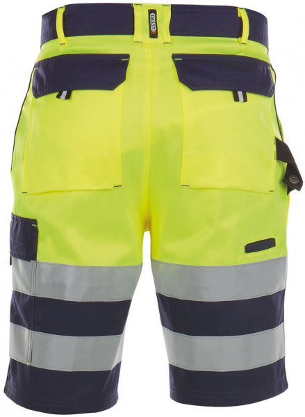 DASSY-Warnschutz, Shorts VENNA , gelb/dunkelblau