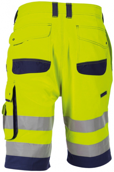 DASSY-Warnschutz, Shorts LUCCA gelb/dunkelblau