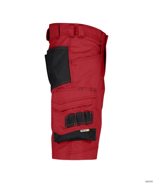 DASSY-Shorts COSMIC, rot/schwarz