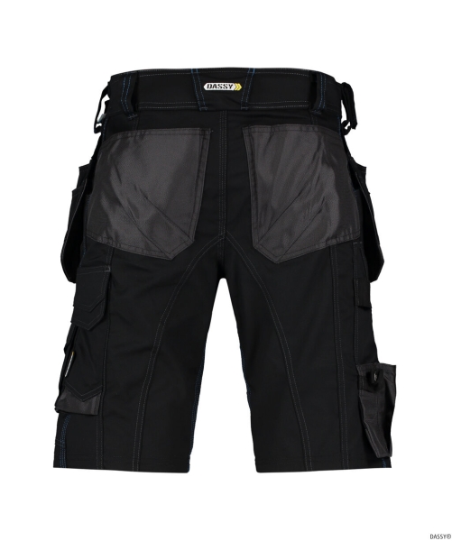 DASSY-Shorts BIONIC, schwarz/grau