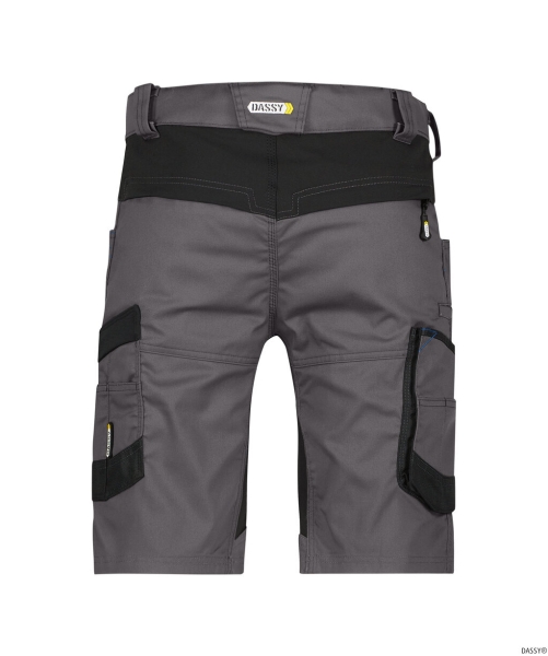 DASSY-Shorts AXIS, grau/schwarz