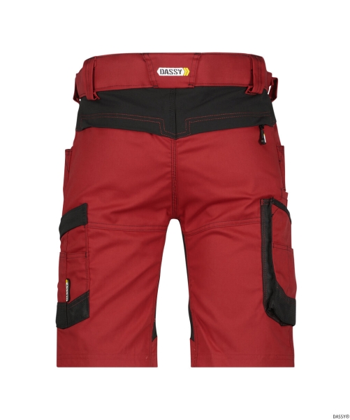 DASSY-Shorts AXIS, rot/schwarz