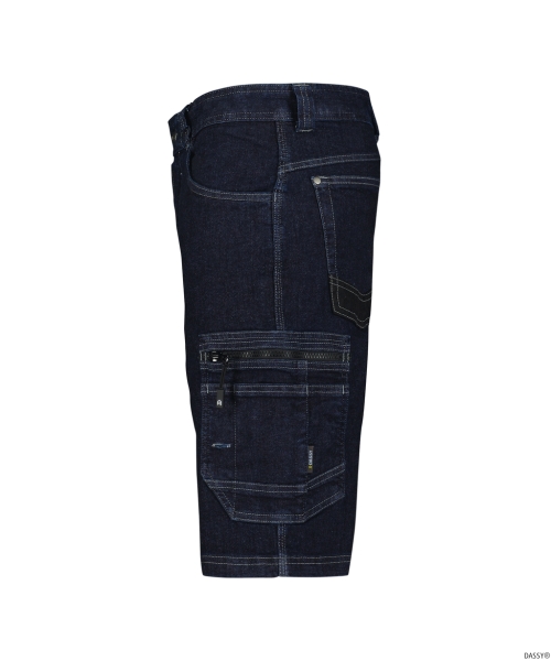 DASSY® Tokyo Jeans-Arbeitsshorts mit Stretch, dunkel jeansblau