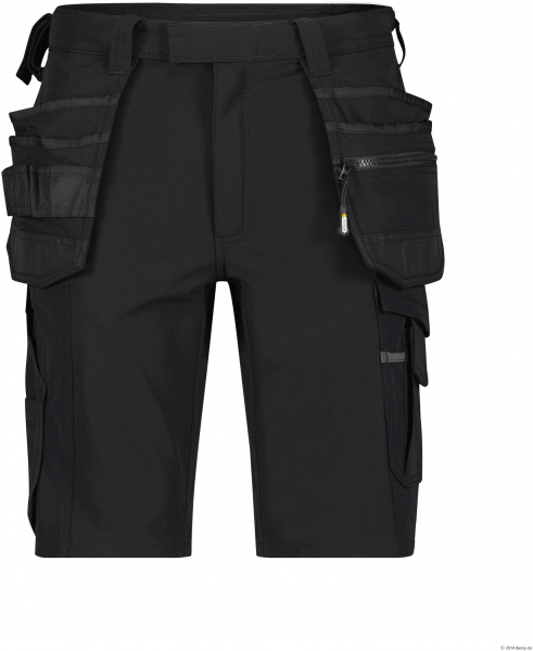 DASSY-Arbeitsshorts Stretch mit Holstertaschen AURAX, schwarz