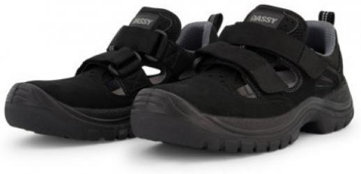 DASSY-S1PL-Sicherheitssandalen ACHILLES, FO SR, schwarz