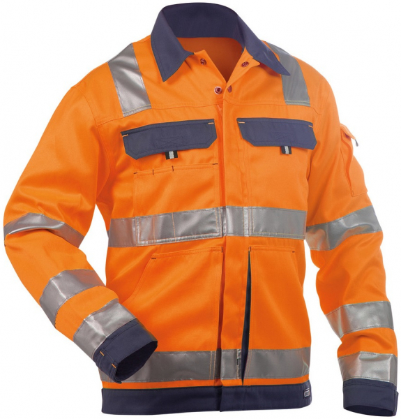 DASSY-Warnschutz, Jacke DUSSELDORF , orange/dunkelblau