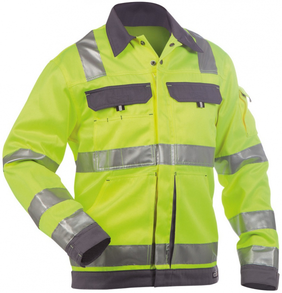 DASSY-Warnschutz, Jacke DUSSELDORF , gelb/grau
